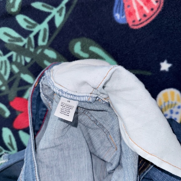 Distressed Blue Jeans - Picture 5 of 5